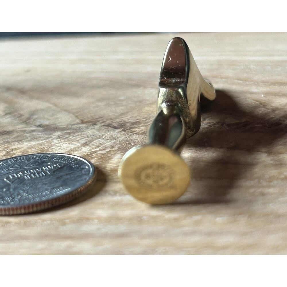 Vintage Brass Shoe Tobacco Pipe Tamper CW Williamsburg Restoration Great Shape - Picture 5 of 6